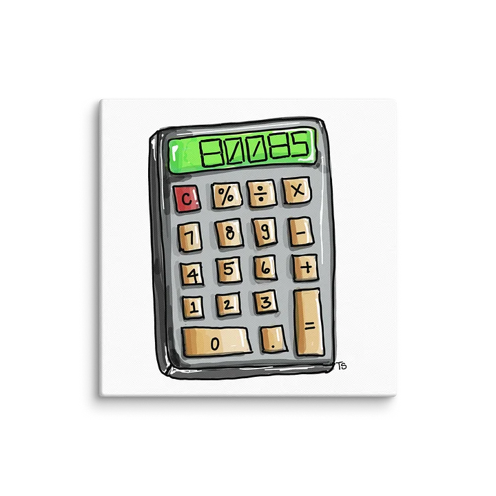 Boobs Calculator Canvas by Terra at 50